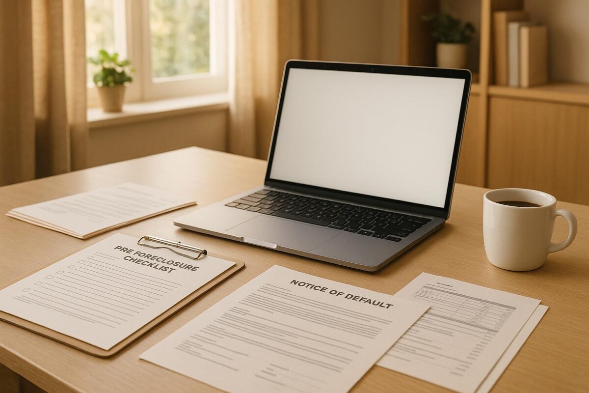 Pre-Foreclosure Checklist: 6 Steps to Take Immediately