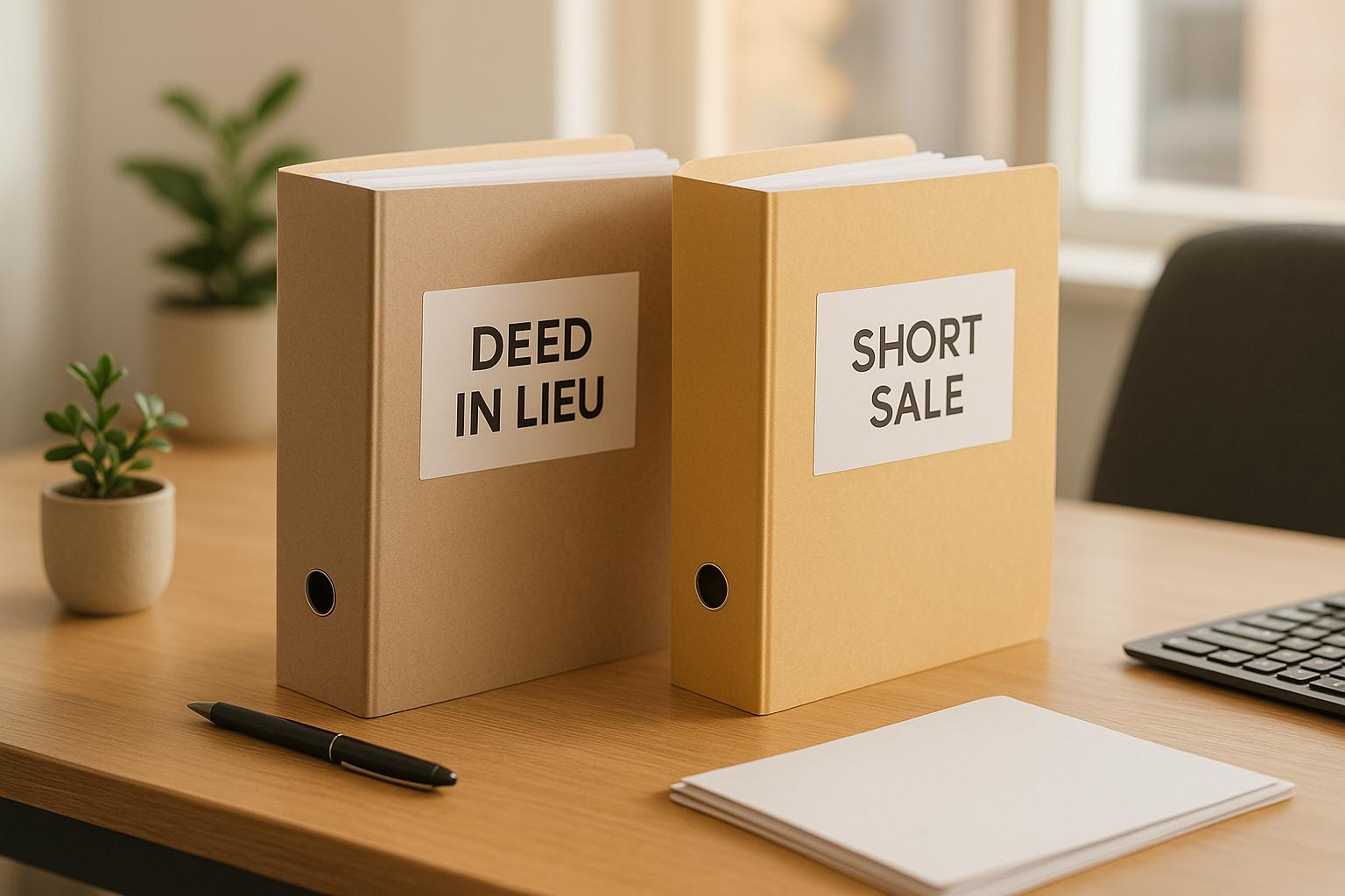 Deed in Lieu vs. Short Sale: Understanding Your Options